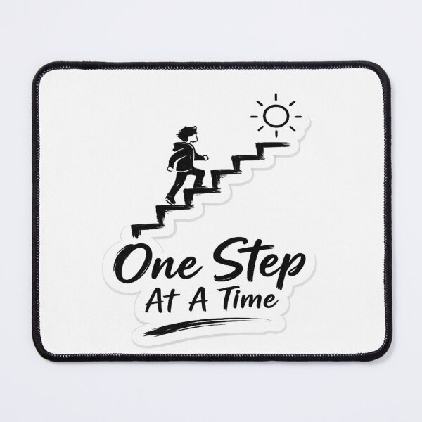 Item preview, One Step At A Time Sticker designed and sold by Genzfirevibes.