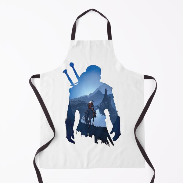 Item preview, Blue Fantasy Monster Hunter Silhouette | Epic Medieval Warrior Art designed and sold by PosterFuel.