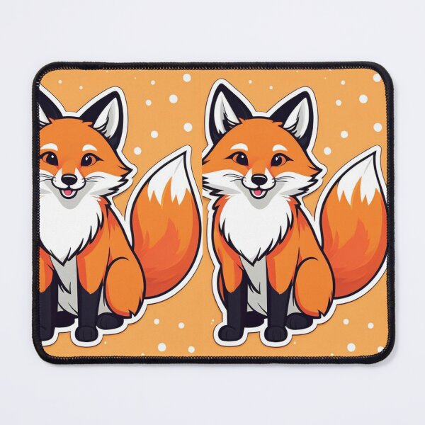Item preview, Illustration - Cartoon Red Fox, Childlike and Decorative Design designed and sold by AnimeShin.