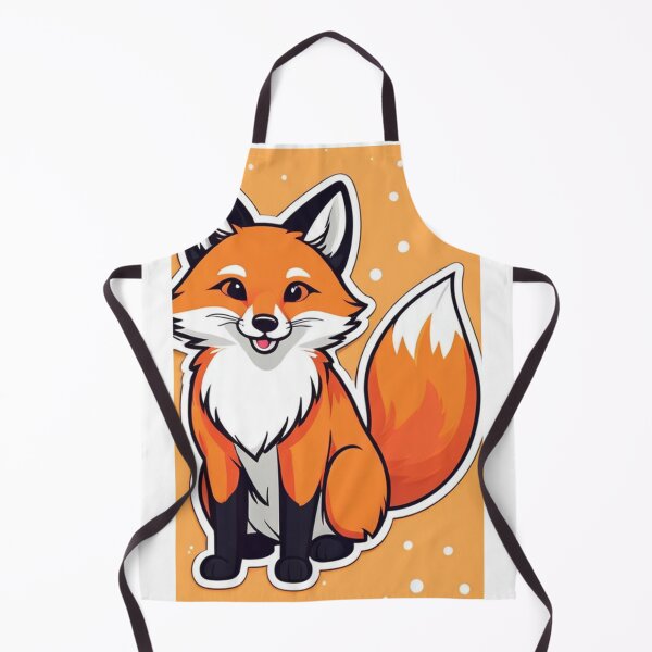 Item preview, Illustration - Cartoon Red Fox, Childlike and Decorative Design designed and sold by AnimeShin.