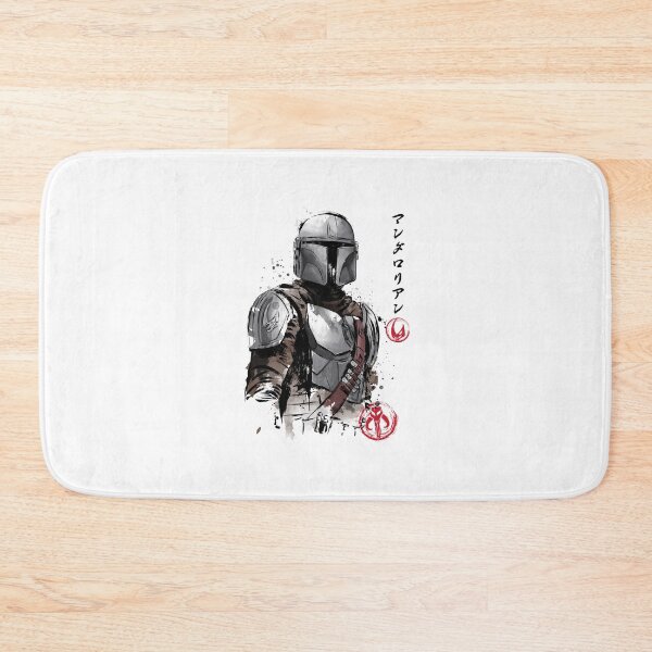 Item preview, Mandalorian Gritty Watercolor Armor Portrait designed and sold by baelayer.