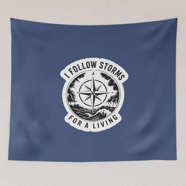 Item preview, I Follow Storms For A Living Gift Idea For Amber Hunters And Storm Chasers designed and sold by Glitch-Cult.