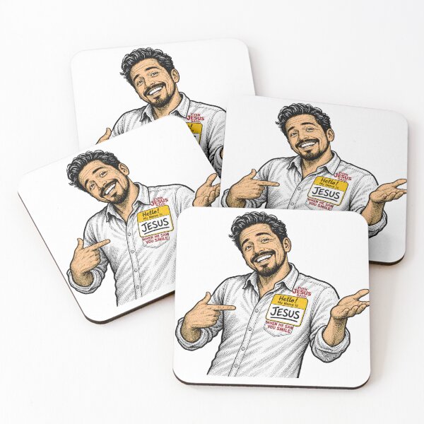 Item preview, Even Jesus Said Jesus — Smile Compliment Humour  designed and sold by monolithstudio.
