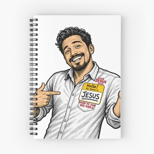 Item preview, Even Jesus Said Jesus — Smile Compliment Humour  designed and sold by monolithstudio.