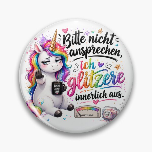 Item preview, Do Not Talk To Me Glitter Unicorn designed and sold by Tinosshop.