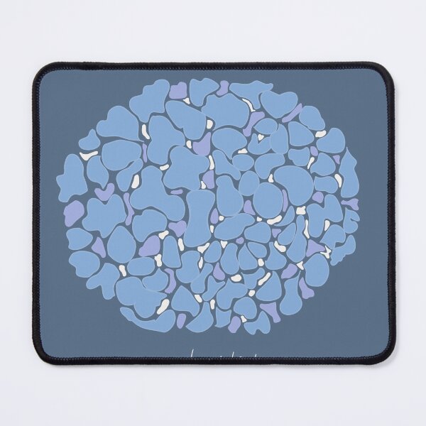 Item preview, Kuosi Kiosk - Abstract Hydrangea Blue Flower designed and sold by Kuosi-Kiosk.