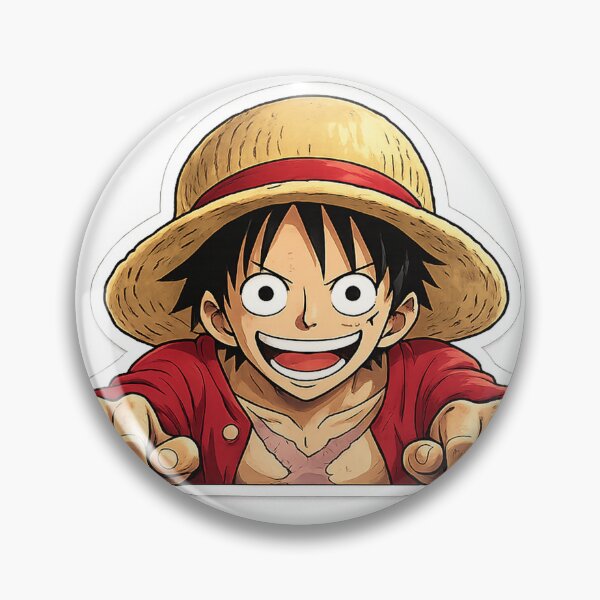 Item preview, Monkey D Luffy Peeker designed and sold by StickerPeekers.