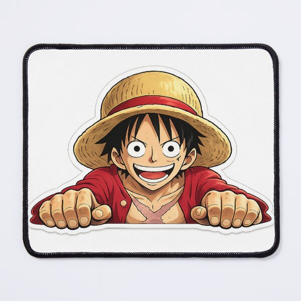 Item preview, Monkey D Luffy Peeker designed and sold by StickerPeekers.