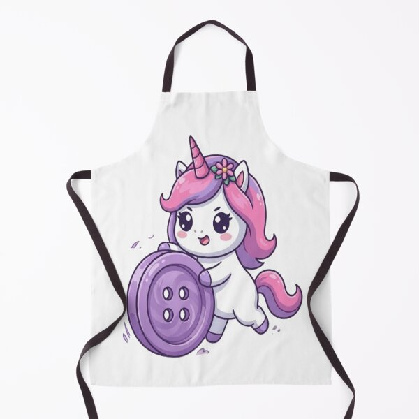 Item preview, Cute Unicorn Rolling Giant Sewing Button designed and sold by Ella_Sketch.