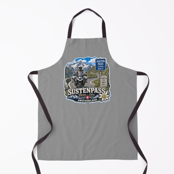 Item preview, Susten Pass Sustenpass Switzerland Suisse Schweiz Motorcycle Sticker TShirt 07 designed and sold by OuterShellUK.