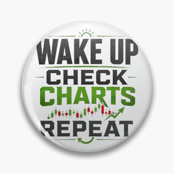 Item preview, Wake Up Check Charts Repeat | Forex Trader Motivation T-Shirt designed and sold by PipForgeStudio .