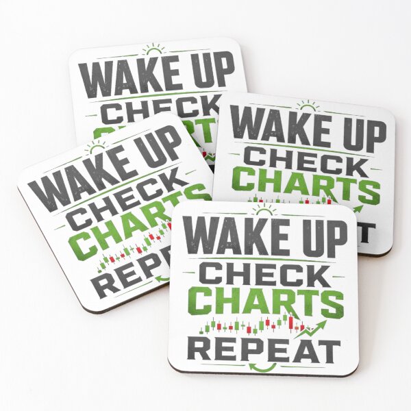 Item preview, Wake Up Check Charts Repeat | Forex Trader Motivation T-Shirt designed and sold by PipForgeStudio .
