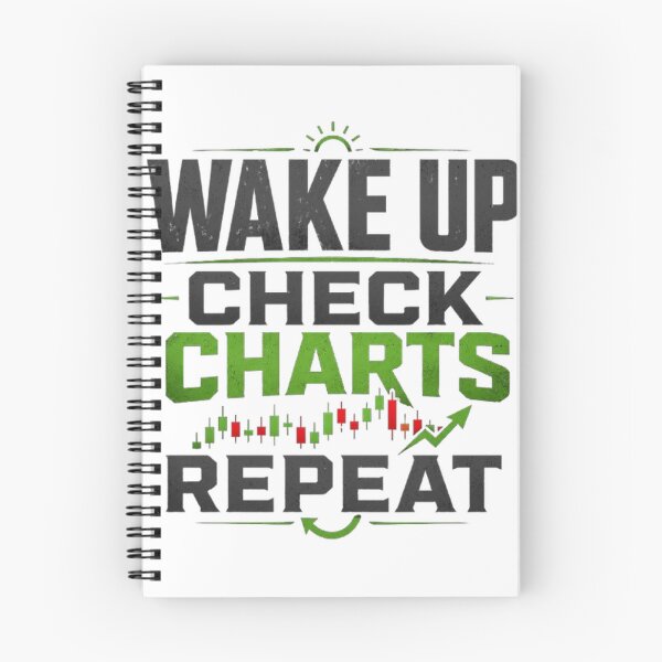 Item preview, Wake Up Check Charts Repeat | Forex Trader Motivation T-Shirt designed and sold by PipForgeStudio .