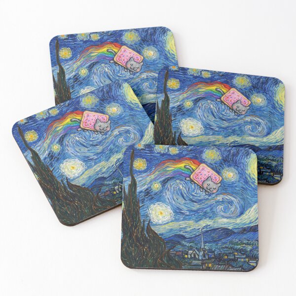 Item preview, Nyan Cat Starry Night Moonlit Adventure designed and sold by N0WUC1.
