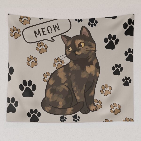 Item preview, Cute Brown Calico Cat designed and sold by SeaStarAlex.