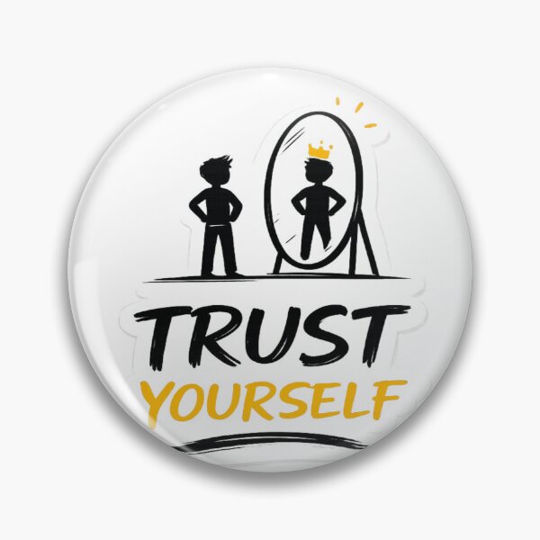 Item preview, Trust Yourself Sticker designed and sold by Genzfirevibes.
