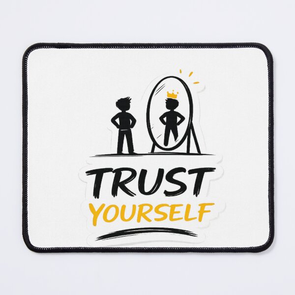 Item preview, Trust Yourself Sticker designed and sold by Genzfirevibes.