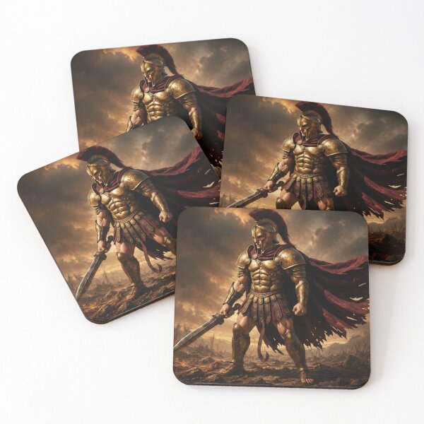 Item preview, Spartan Warrior Sticker - ancient greek soldier designed and sold by Mavila Forge.