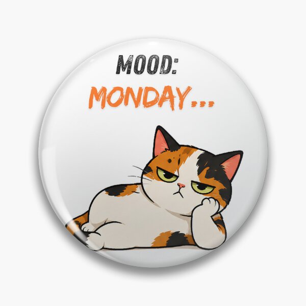 Item preview, Grumpy Calico Cat - Mood: Monday designed and sold by Lunexa-Lab.