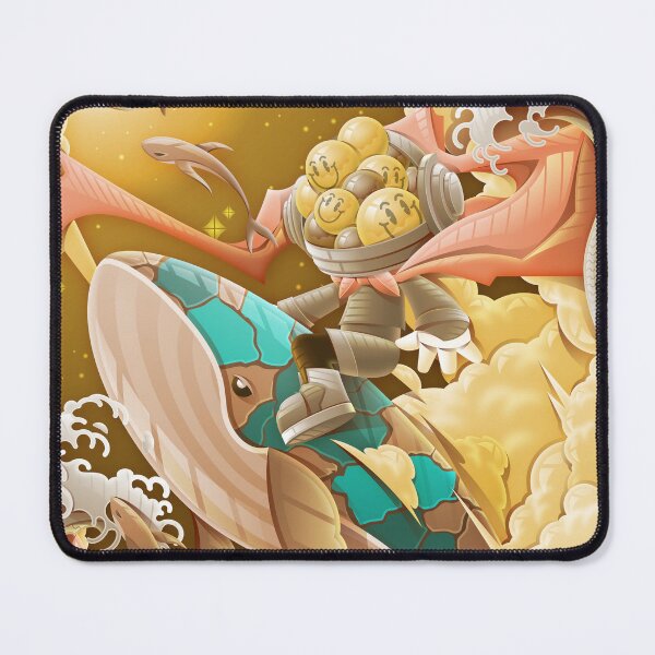 Item preview, 3D Pop Cartoon Golden Cosmic Whale Rider designed and sold by Lexkon Liu's art.