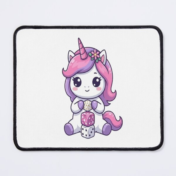 Item preview, Cute Unicorn Stacking Game Dice designed and sold by Ella_Sketch.