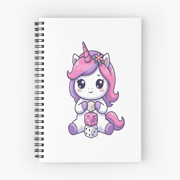 Item preview, Cute Unicorn Stacking Game Dice designed and sold by Ella_Sketch.