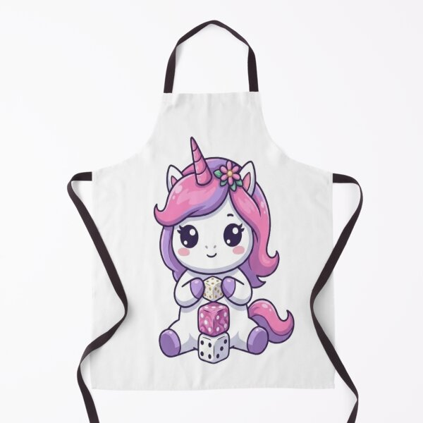 Item preview, Cute Unicorn Stacking Game Dice designed and sold by Ella_Sketch.