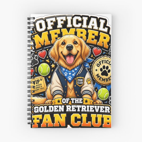 Item preview, Official Member Of The Golden Retriever Fan Club Funny Dog Lover Gift designed and sold by ClaussShop.