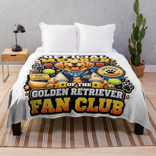 Item preview, Official Member Of The Golden Retriever Fan Club Funny Dog Lover Gift designed and sold by ClaussShop.