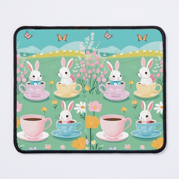 Item preview, Illustration - Cartoon Style Rabbits, Dreamlike Childlike Ambiance designed and sold by AnimeShin.