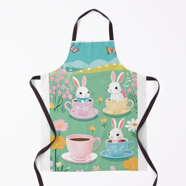 Item preview, Illustration - Cartoon Style Rabbits, Dreamlike Childlike Ambiance designed and sold by AnimeShin.