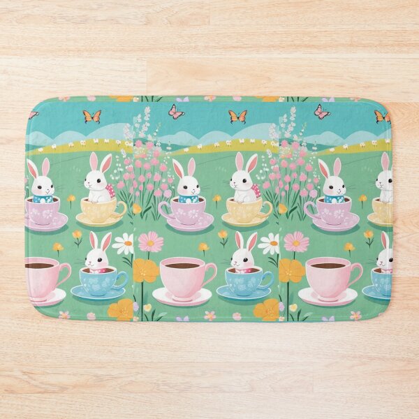 Item preview, Illustration - Cartoon Style Rabbits, Dreamlike Childlike Ambiance designed and sold by AnimeShin.