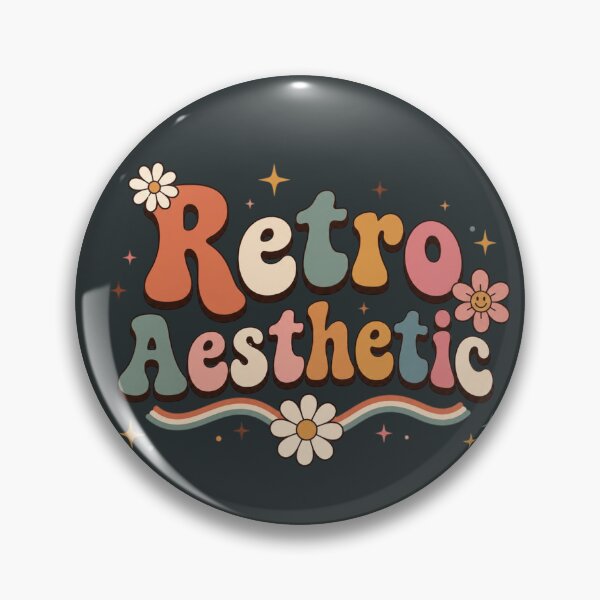 Item preview, Retro Aesthetic Cute Groovy Typography | Vintage 70s Floral Retro Quote Sticker designed and sold by Sanika arts .