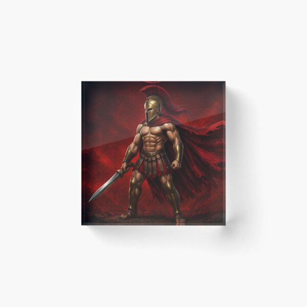 Item preview, Spartan Warrior - Crimson Strength designed and sold by Mavila Forge.