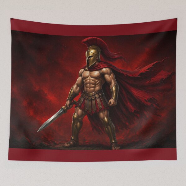Item preview, Spartan Warrior - Crimson Strength designed and sold by Mavila Forge.