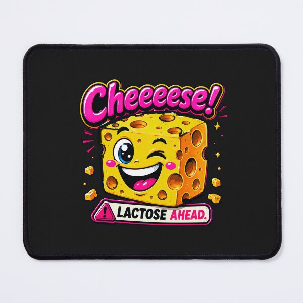 Item preview, Cheeeese! – Lactose Ahead Funny Cheese Cartoon designed and sold by Aimetoi.
