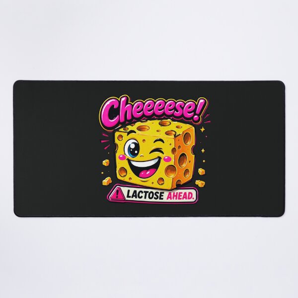 Item preview, Cheeeese! – Lactose Ahead Funny Cheese Cartoon designed and sold by Aimetoi.