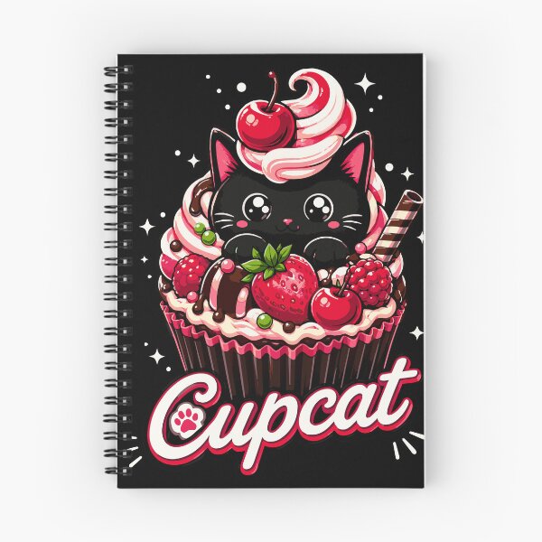 Item preview, Cupcat Cute Black Cat Cupcake Design | Sweet Kawaii Dessert Kitty Gift for Cat Lovers & Bakery Fans  Cupcat - Cute Food Cat  designed and sold by Huddy-clothes.