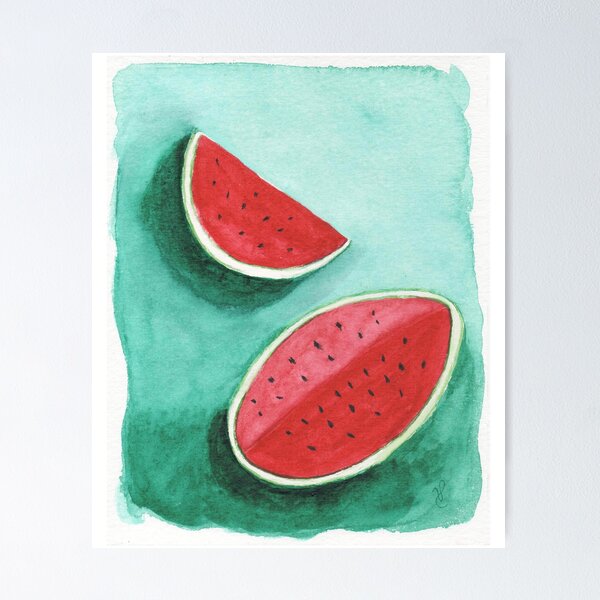 Item preview, Watermelon Watercolor designed and sold by SaeedMoosa.