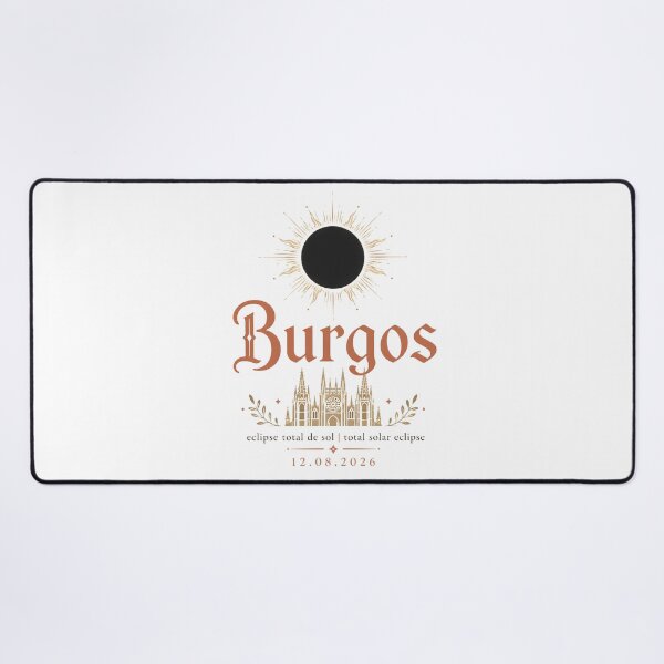 Item preview, Total Solar Eclipse 2026 Burgos Spain designed and sold by Beyond Destinations.