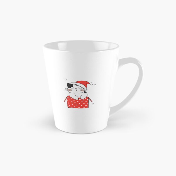 Item preview, Cat Christmas Box Cute Kitten In Gift Illustration designed and sold by AvocadoShopp.