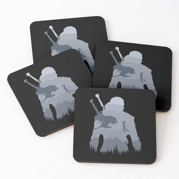Item preview, Epic Monster Battle Silhouette | Dark Fantasy Warrior Artwork designed and sold by PosterFuel.