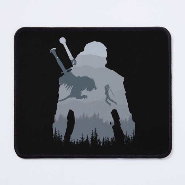 Item preview, Epic Monster Battle Silhouette | Dark Fantasy Warrior Artwork designed and sold by PosterFuel.
