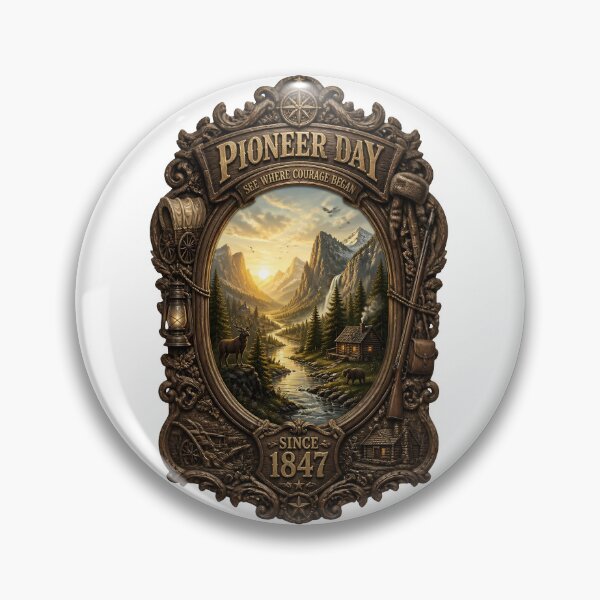 Item preview, Pioneer Day Courage Began 1847 designed and sold by Sovereign Supply Co..