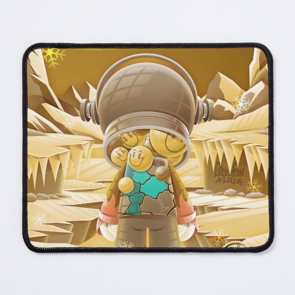 Item preview, 3D Pop Cartoon Golden Polar Explorer Character designed and sold by Lexkon Liu's art.