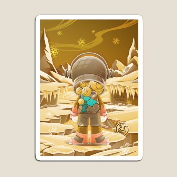 Item preview, 3D Pop Cartoon Golden Polar Explorer Character designed and sold by Lexkon Liu's art.