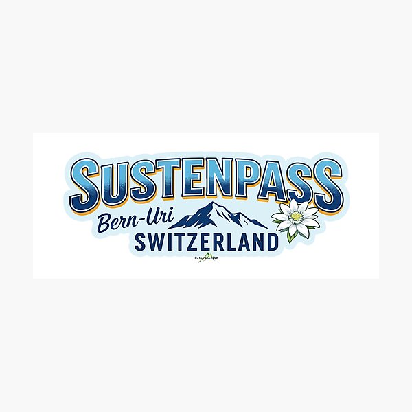 Item preview, Susten Pass Sustenpass Switzerland Suisse Schweiz Motorcycle Sticker TShirt 08 designed and sold by OuterShellUK.
