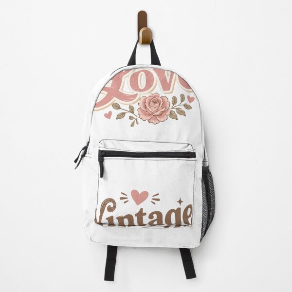 Item preview, Vintage Love Retro Aesthetic Cute Floral Typography | Groovy Romantic Vintage Style Gift designed and sold by Sanika arts .