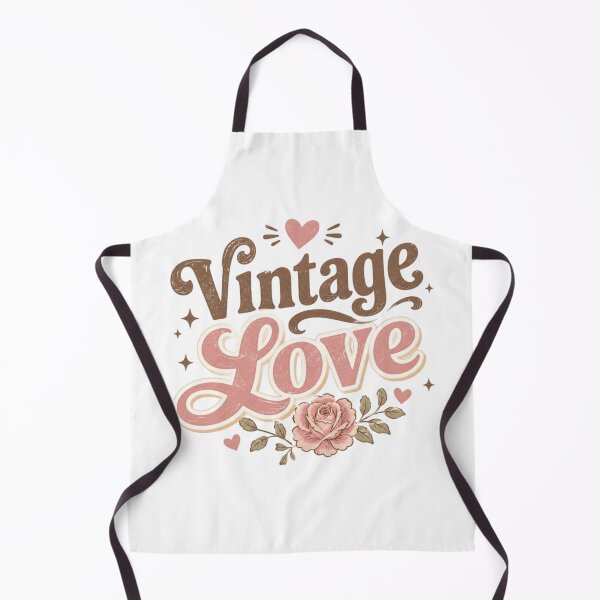 Item preview, Vintage Love Retro Aesthetic Cute Floral Typography | Groovy Romantic Vintage Style Gift designed and sold by Sanika arts .