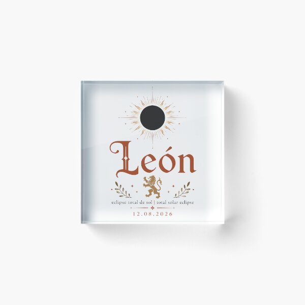 Item preview, Total Solar Eclipse 2026 Leon Spain designed and sold by Beyond Destinations.